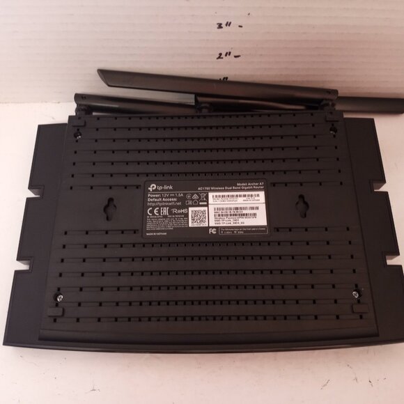 TP-LINK AC1750 Wireless Dual Band Gigabit Router Model Archer A7 - Picture 3 of 5